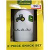 Image 5 : John Deere 2 Piece Snack Set (New)