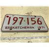 Image 1 : Matched Pair 1971 Sask License Plates (2)