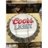 Image 1 : Cools Light Bottle Cap Tin Sign- 27" Wide