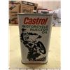 Image 1 : Full Castrol Tin Motorcycle Oil Can