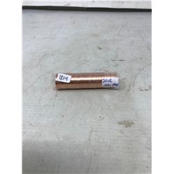 Mint Roll 1 Cent 2012 Non-Magnetic