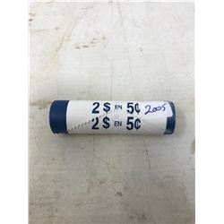 Mint Roll 5 Cent 2005 Beaver