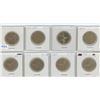 Image 1 : Canadian Loonies Various Dates & Grades Lot of 8