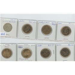 Canadian Loonies Various Dates & Grades Lot of 8