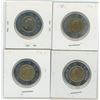 Image 2 : Canadian Twoonie Various Dates & Grades Lot of 4