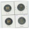 Image 2 : Canadian Twoonie Various Dates & Grades Lot of 4