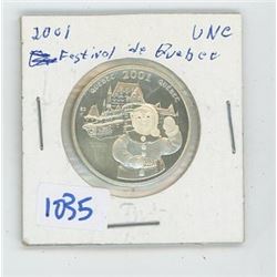 2001 Festival od Quebec 50c (silver)
