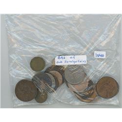 Bag of Foreign Coins Lot of 26
