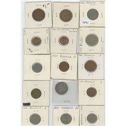 Foreign Coins Lot of 15