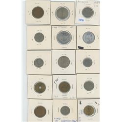 Foreign Coins Lot of 15