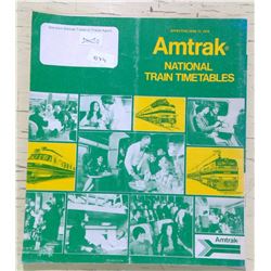 Amtrak National Train Timestable