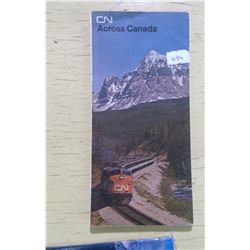 CN Railway Map 1970
