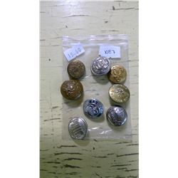 Military and Police Buttons