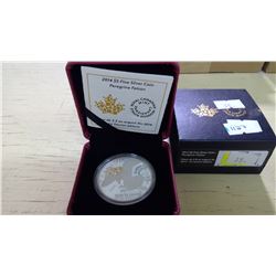 Canada 2014 5$ Peregrine Falcon