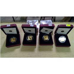 Canada Wildlife Conservation Set of (4) 3$ Coins - 75$ ea.