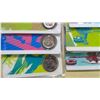 Image 4 : Canada Winter Games Vancouver in Metal Tin (7) 25cents ea.