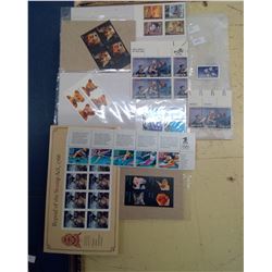 US Mint Stamps Block of 4 Souvenir Sheets