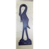 Image 1 : Wooden Crane by L.M. 2004 Carving (approx. 21" tall)