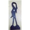 Image 3 : Wooden Crane by L.M. 2004 Carving (approx. 21" tall)
