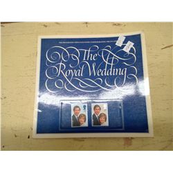 Souvenir of Britain The Royal Wedding w/Stamps