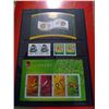 Image 2 : 2001 Year of the Snake Souvenir Card 3 Sets of Stamps