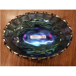 Blue Glass Dish