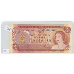 1974 Canadian $2 Bill Bank of Canada UNC