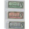Image 1 : 1954 Canadain $1, $2, $5 Bills  Lot of 3
