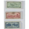 Image 2 : 1954 Canadain $1, $2, $5 Bills  Lot of 3
