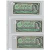 Image 1 : Canadian $1 Bills 1967  Lot of 3