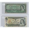 Image 1 : Canadian $1 Bills 1954, 1973  Lot of 2