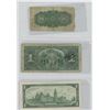 Image 2 : Canadian Bills 25c - 1900, $1 - 1937, & 1967  Lot of 3