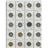 Image 1 : Sheet of 20 Coins - Various Dates & Grades
