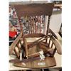 Image 1 : Antique Wooden Rocking Chair