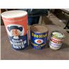 Image 1 : LOT OF TINS (QUAKER OATS, BEE HIVE CORNSYRUP, ROGERS SYRUP)