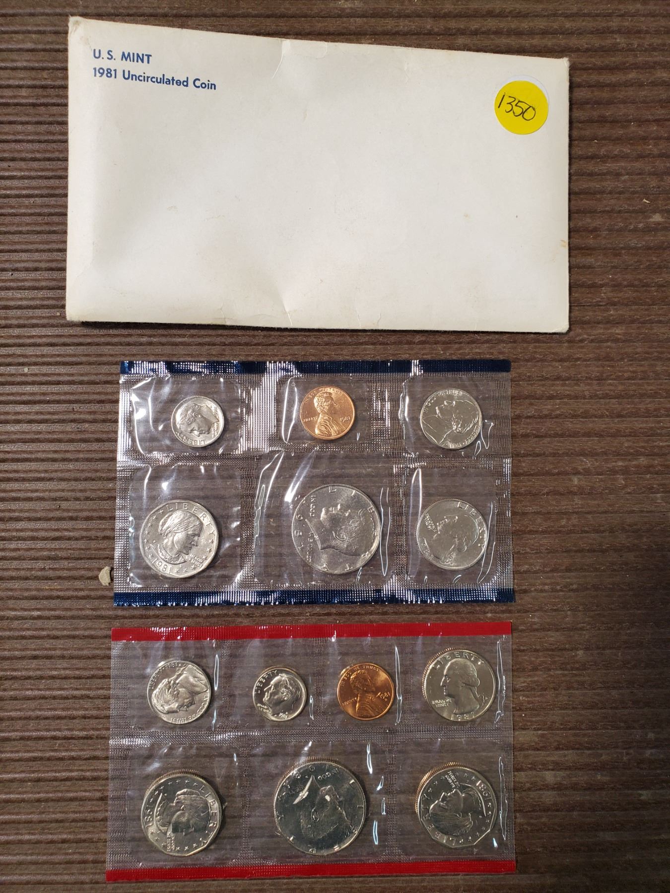 1981 Coin Set 1981 US MINT UNCIRCULATED COIN SET