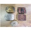Image 1 : 5 BELT BUCKLES (NIXON, ETC)