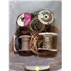 Image 1 : TUB OF SPEAKER & LAMP WIRE