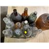 Image 2 : 13 GLASS BOTTLES (VARIOUS SHAPES & SIZES)