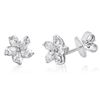 Image 1 : 18k White Gold 1.06CTW Diamond Earrings, (SI1-SI2/G-H)