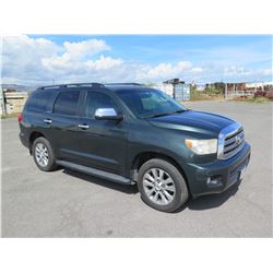 2008 Toyota Sequoia SUV iForce V8 5.7L, 204,322 Miles, Lic. LMK0596 (Runs & Drives - See Video)