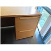 Image 9 : Wooden 2-Piece Desk w/ Drawers & Rolling Office Chair