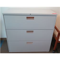 Metal 3-Drawer Lateral Filing Cabinet