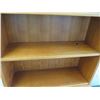 Image 4 : Tall Wooden Shelving Unit w/ 2 Drawer Cabinet