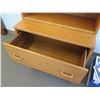 Image 6 : Tall Wooden Shelving Unit w/ 2 Drawer Cabinet
