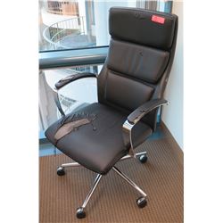 Rolling Office Chair (some damage on seat)
