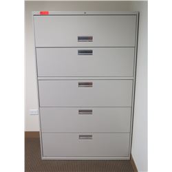 HON Metal 5-Drawer Lateral Filing Cabinet