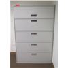 Image 1 : HON Metal 5-Drawer Lateral Filing Cabinet