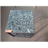 Image 2 : Square Stone-Top End Table w/ Metal Base