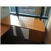Image 2 : Wooden 2-Piece Desk w/ Drawers